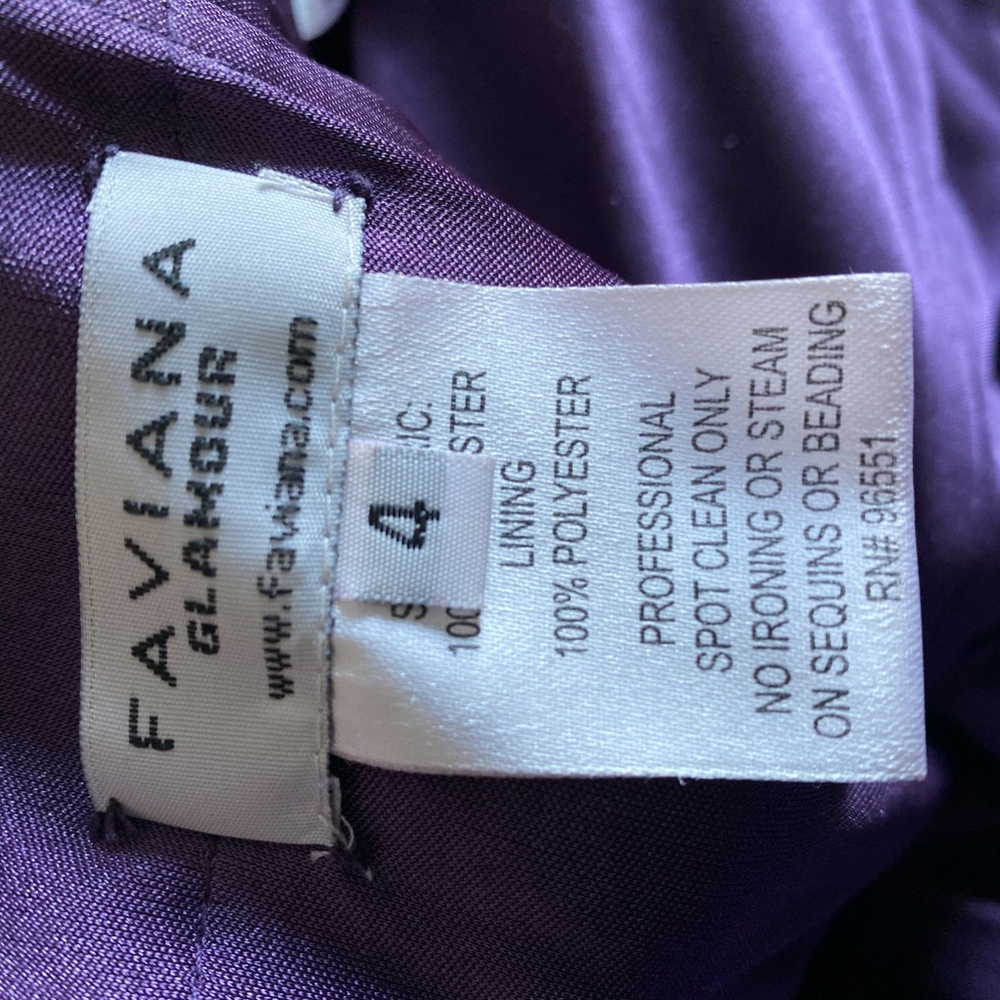 Strapless Sequence Formal Gown - image 3